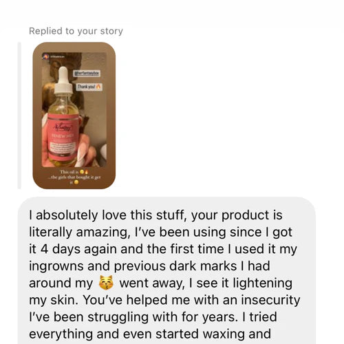 Radiant Muse Yoni Oil - For Dryness, Ingrown Hair, Dark Marks & Scars